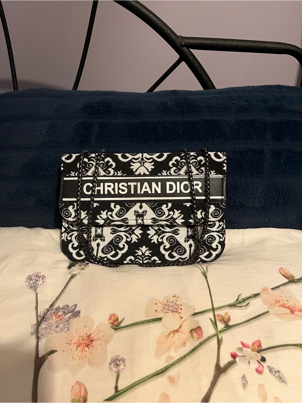 Baroque Logo Crossbody Bag